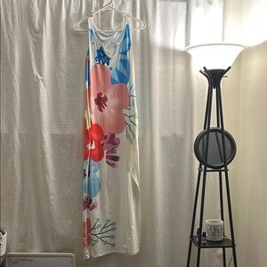 SHEIN Vibrant Floral Maxi Dress